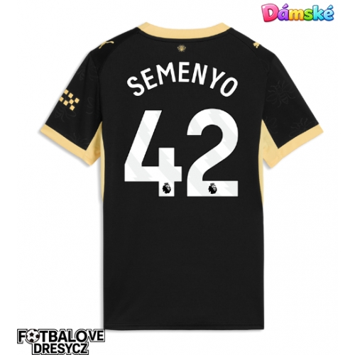 Manchester City Antoine Semenyo #42 Dámské Venkovní Dres 2026-27 Krátký Rukáv Manchester City Antoine Semenyo #42 Dámské Venkovní Dres 2026-27 Krátký Rukáv